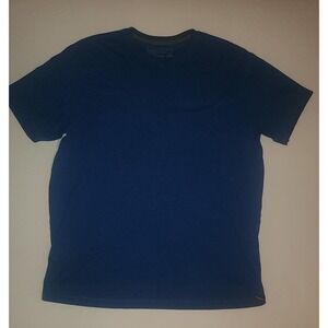 Eddie‎ Bauer Mens Blue T-Shirt Short Sleeve Size Large
